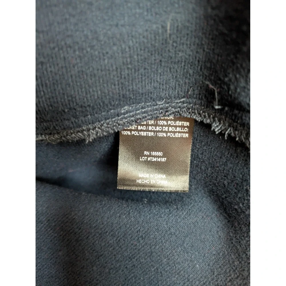 32 Degrees Heat Full Zip Jacket Men's Large Navy Blue Mock Neck Tech Performance